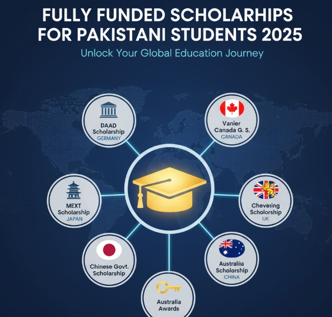 Fully Funded Scholarships for Pakistani Students 2025